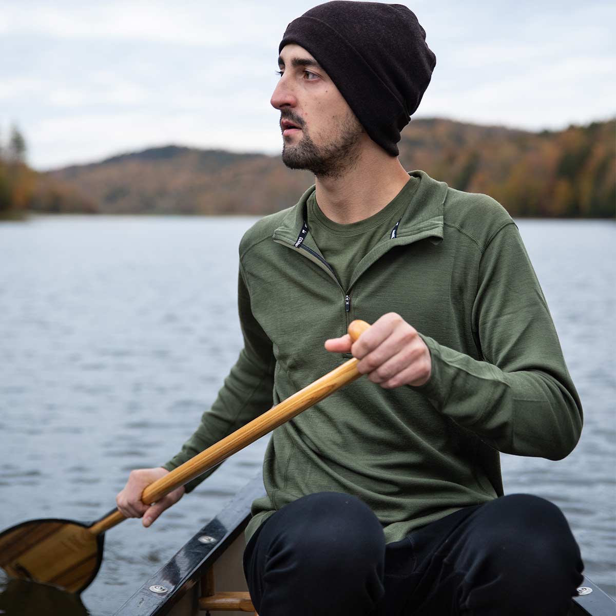 Minus33 Midweight - Isolation Men's 1/4 Zip 100% Merino Wool