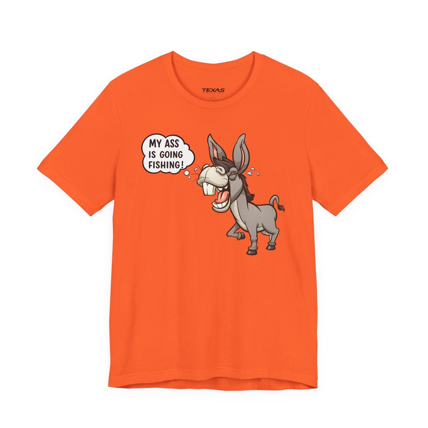 Texas Rigged Tees My Ass Is Going Fishing — Unisex Cotton Tee
