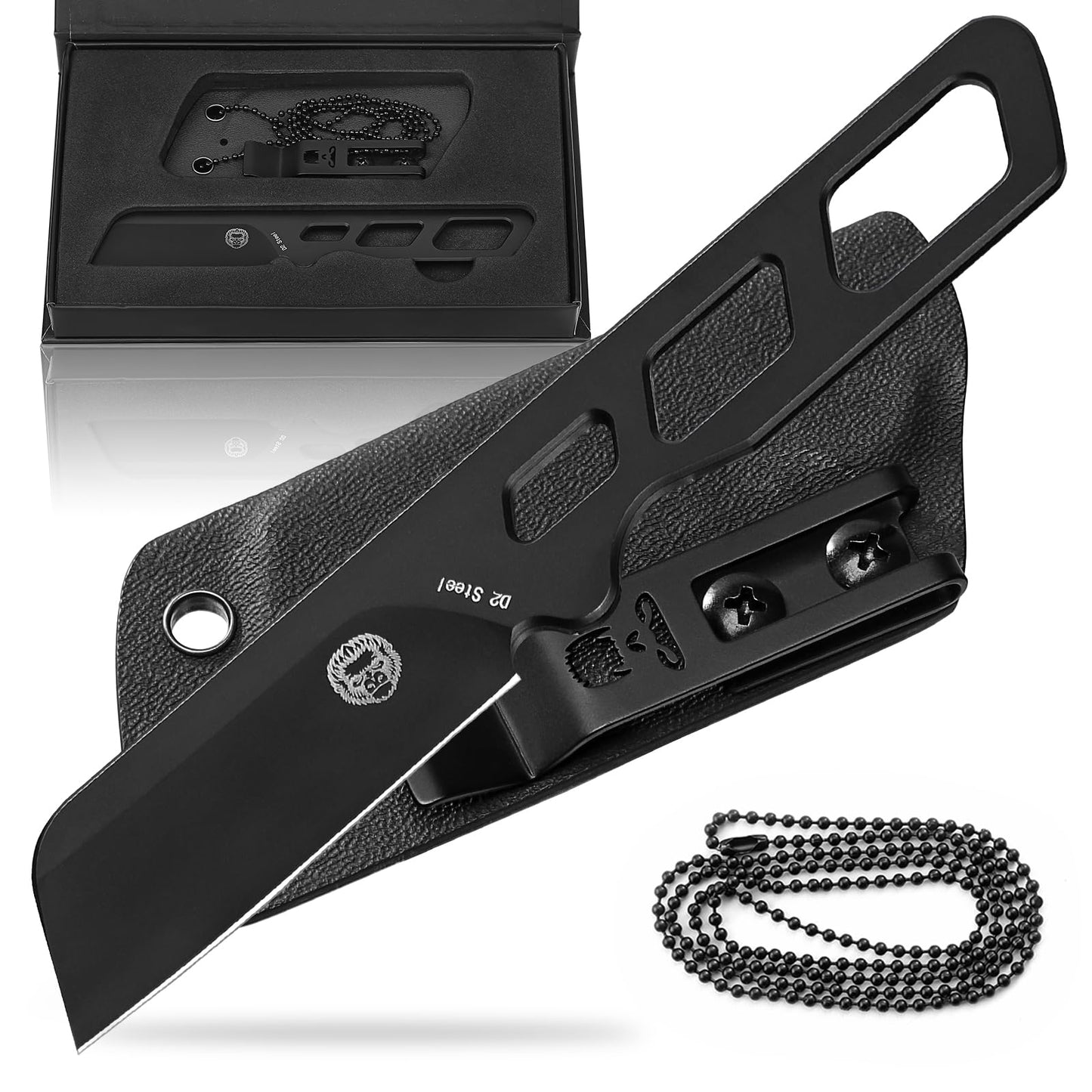 Holtzman's Gorilla Survival "THE RAZOR BACK" SURVIVAL NECK KNIFE