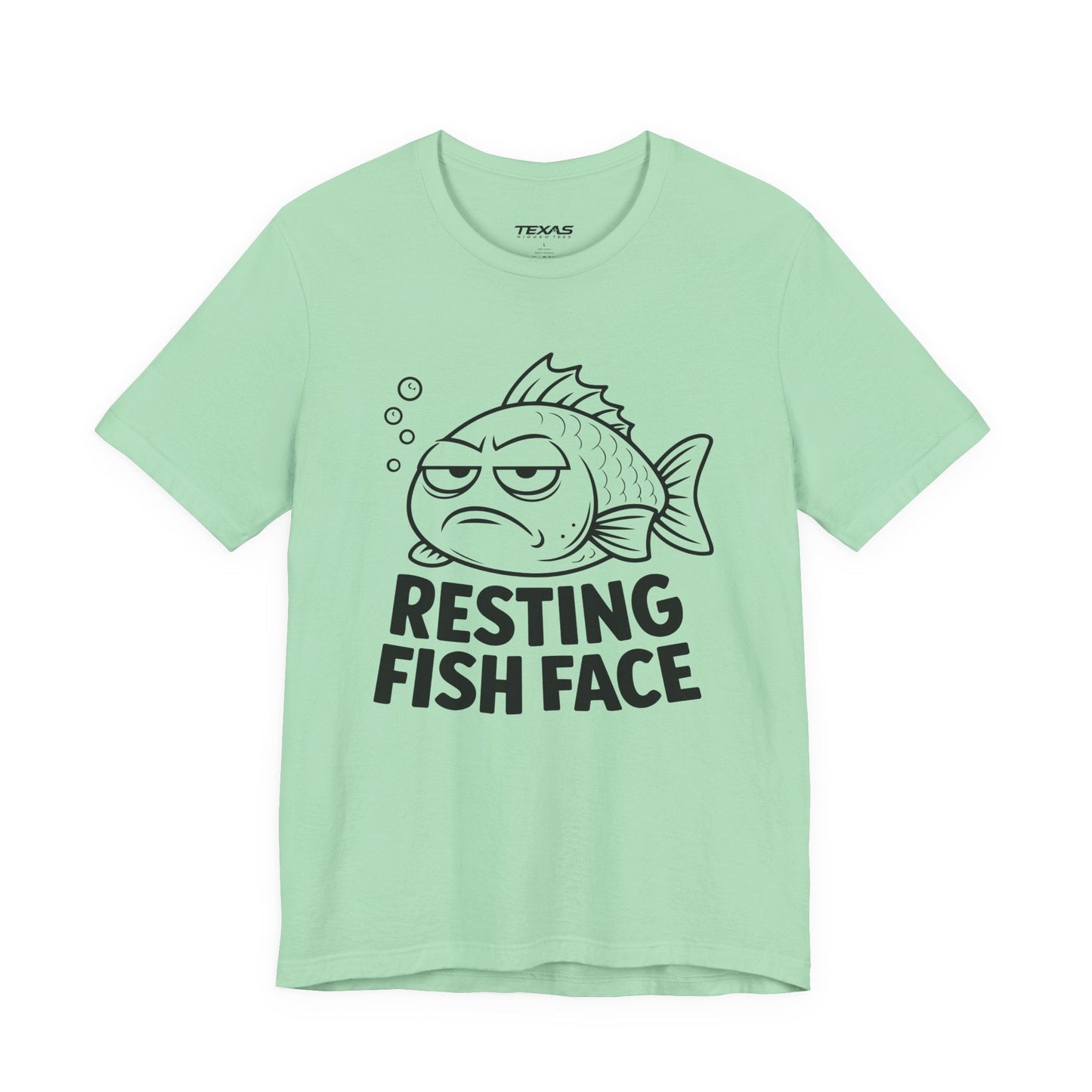 Texas Rigged Tees Resting Fish Face — Unisex Cotton Tee
