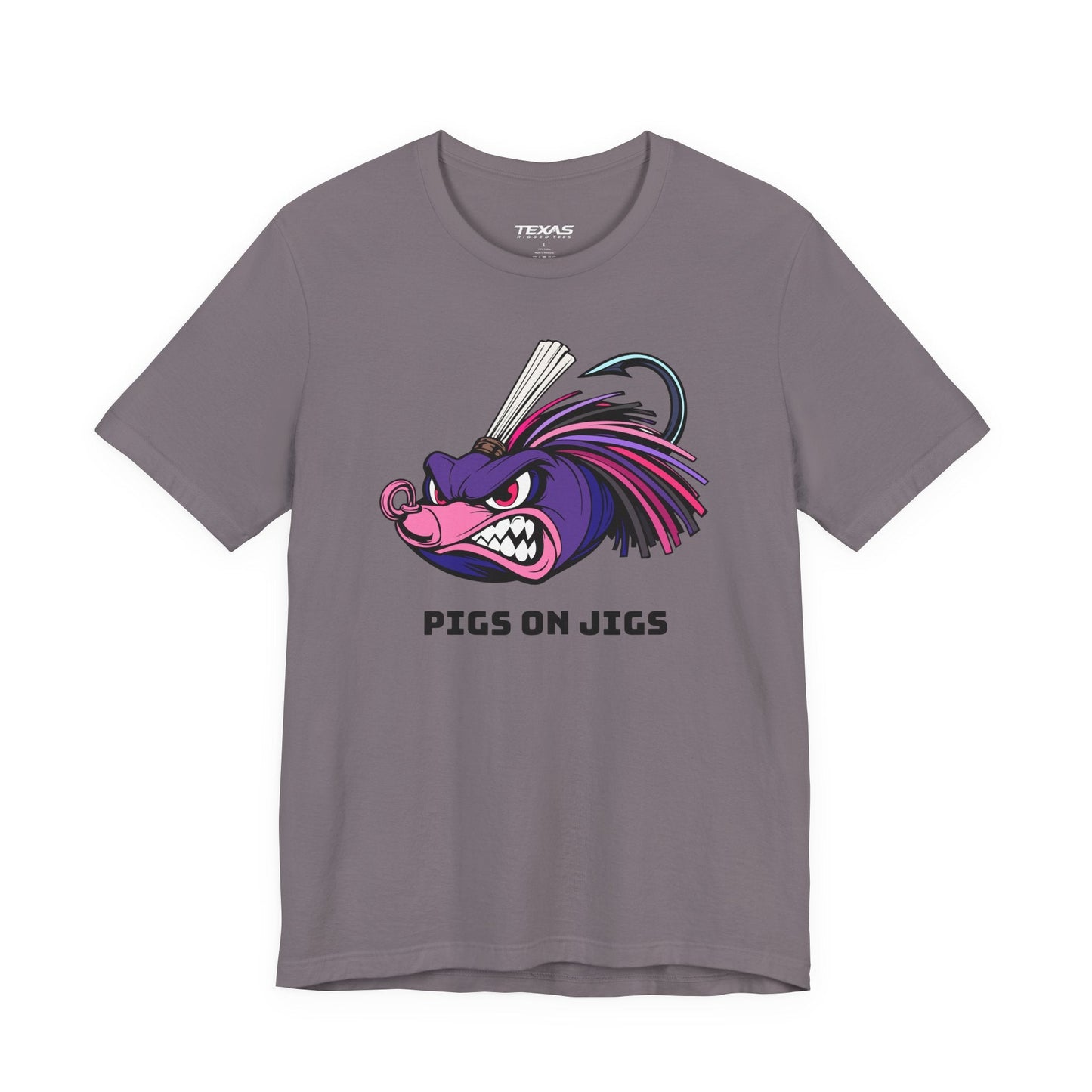 Texas Rigged Tees Pigs on Jigs — Unisex Cotton Tee