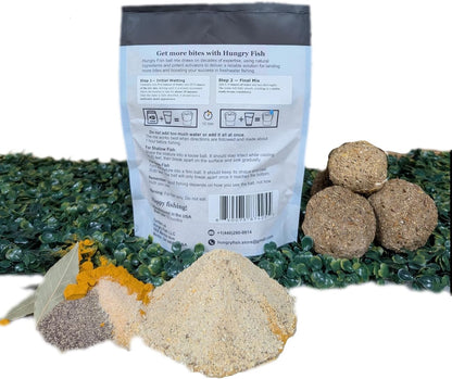 HungryFish GroundBait Mix - (Spices ) 15.9oz