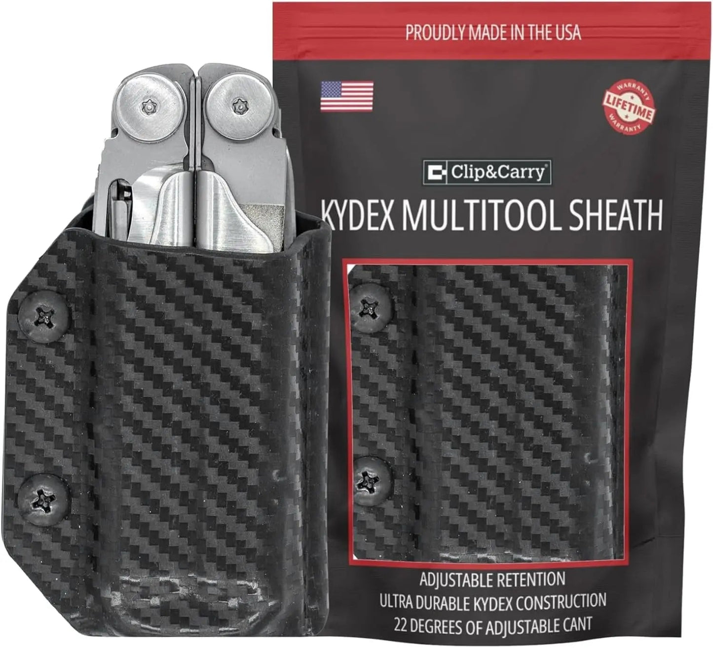 Clip & Carry Kydex Sheath for the Leatherman Wave & Wave+