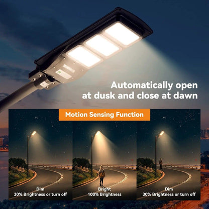 Langy Solar Lights 90W 120W Solar street LED lights -warm white/ white