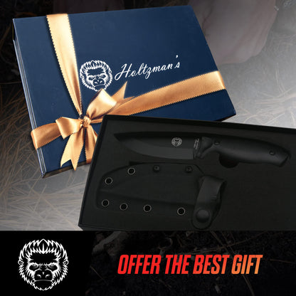 Holtzman's Gorilla Survival The Naked Bloodline Survival Knife Giftset for Men