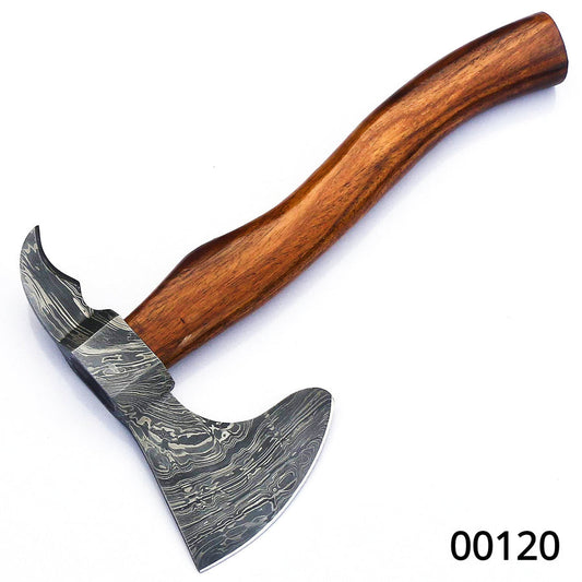 KBS Knives Damascus Steel Tomahawk 00120