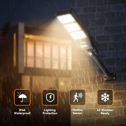 Langy Solar Lights 90W 120W Solar street LED lights -warm white/ white