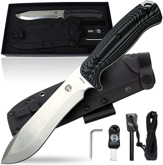 Holtzman's Gorilla Survival 12.32" LAVALINE SURVIVAL KNIFE WITH FIXED 1095 HIGH CARBON STEEL BLADE