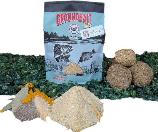 HungryFish GroundBait Mix - (Spices ) 15.9oz