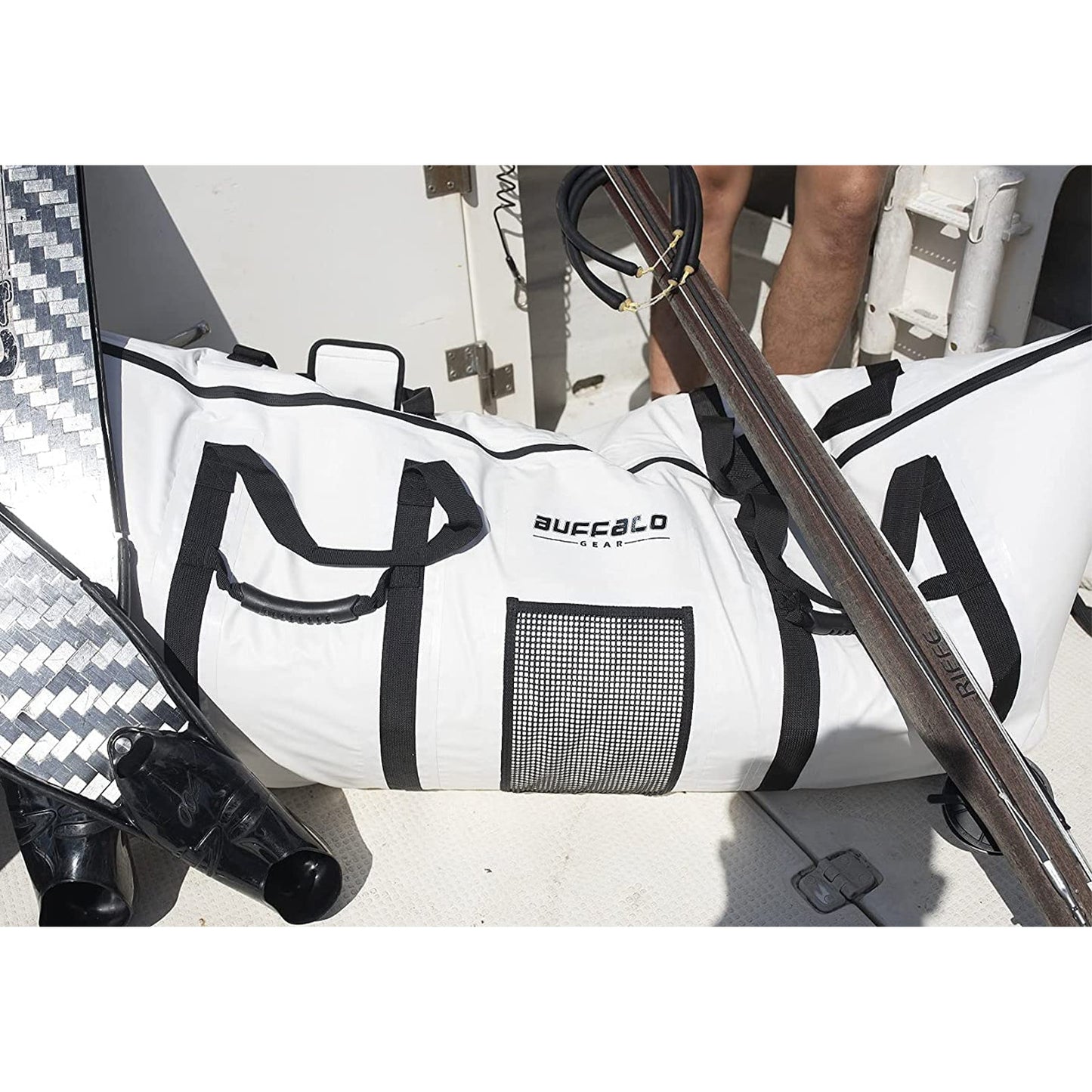 Buffalo Gear 60x20'' Fish Cooler Bag With YKK Zipper, Flat Bottom