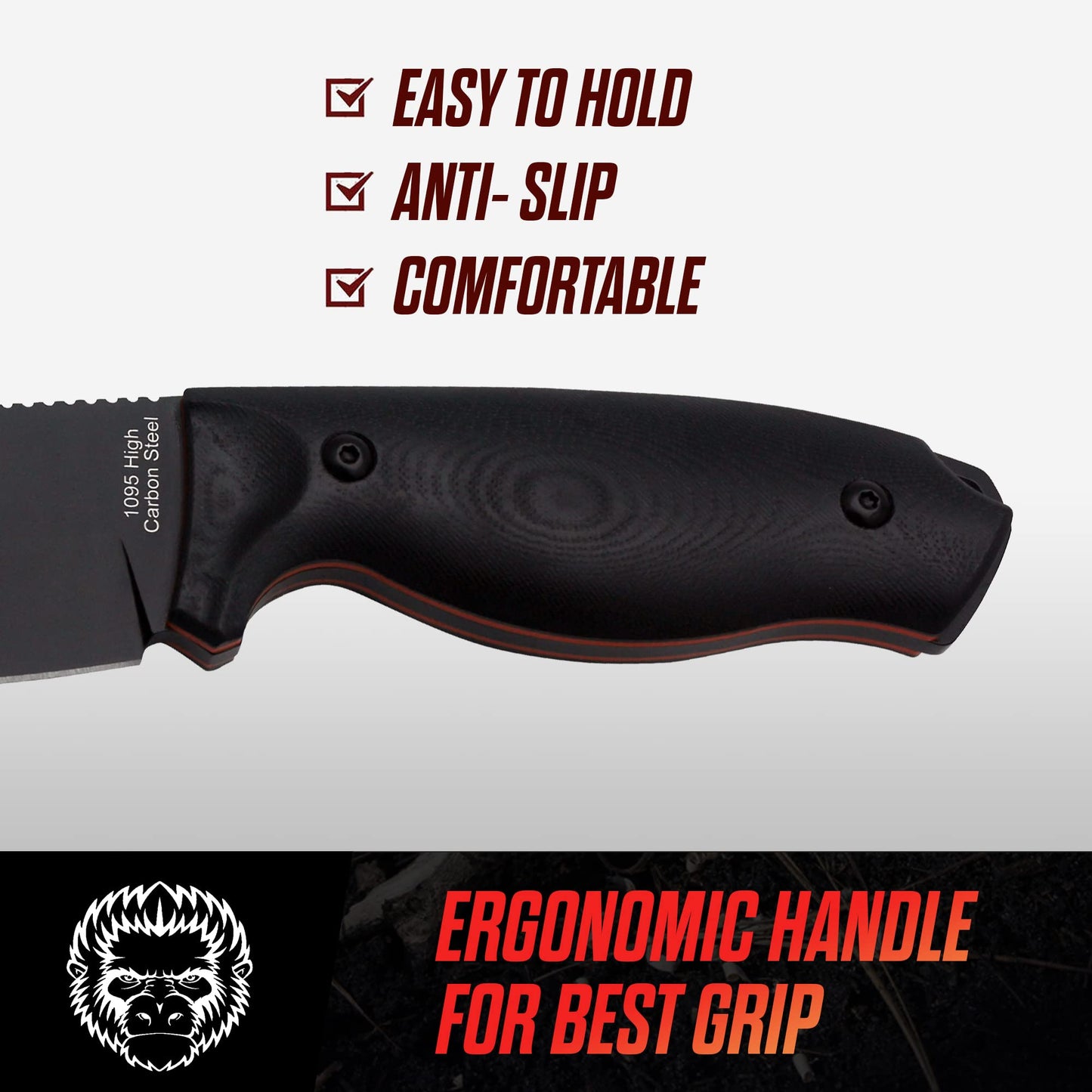 Holtzman's Gorilla Survival The Naked Bloodline Survival Knife Giftset for Men