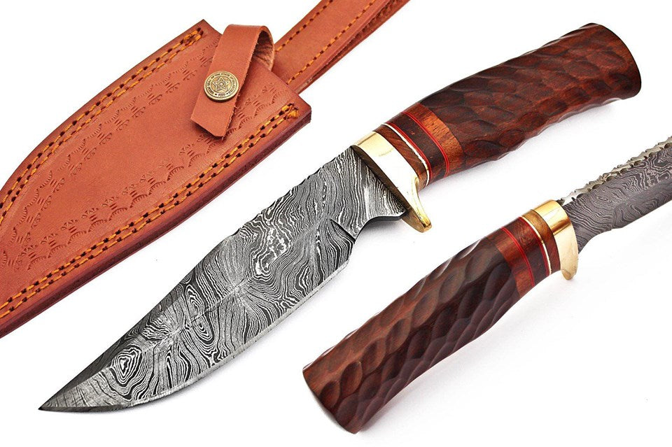 KBS Knives Custom Handmade Damascus Hunting Knife