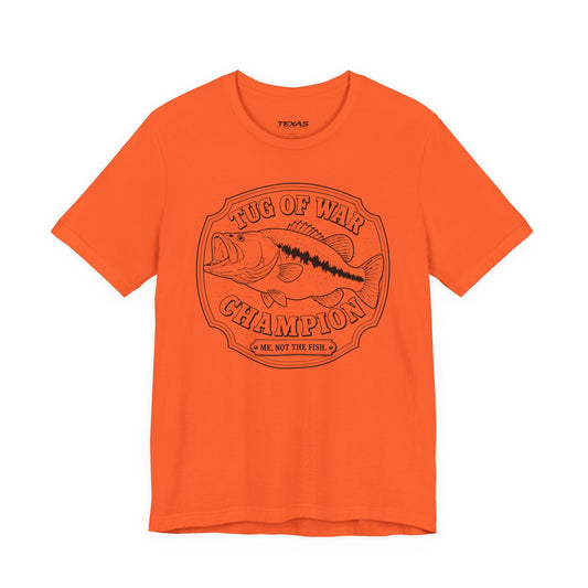 Texas Rigged Tees Tug of War Champion — Unisex Cotton Tee