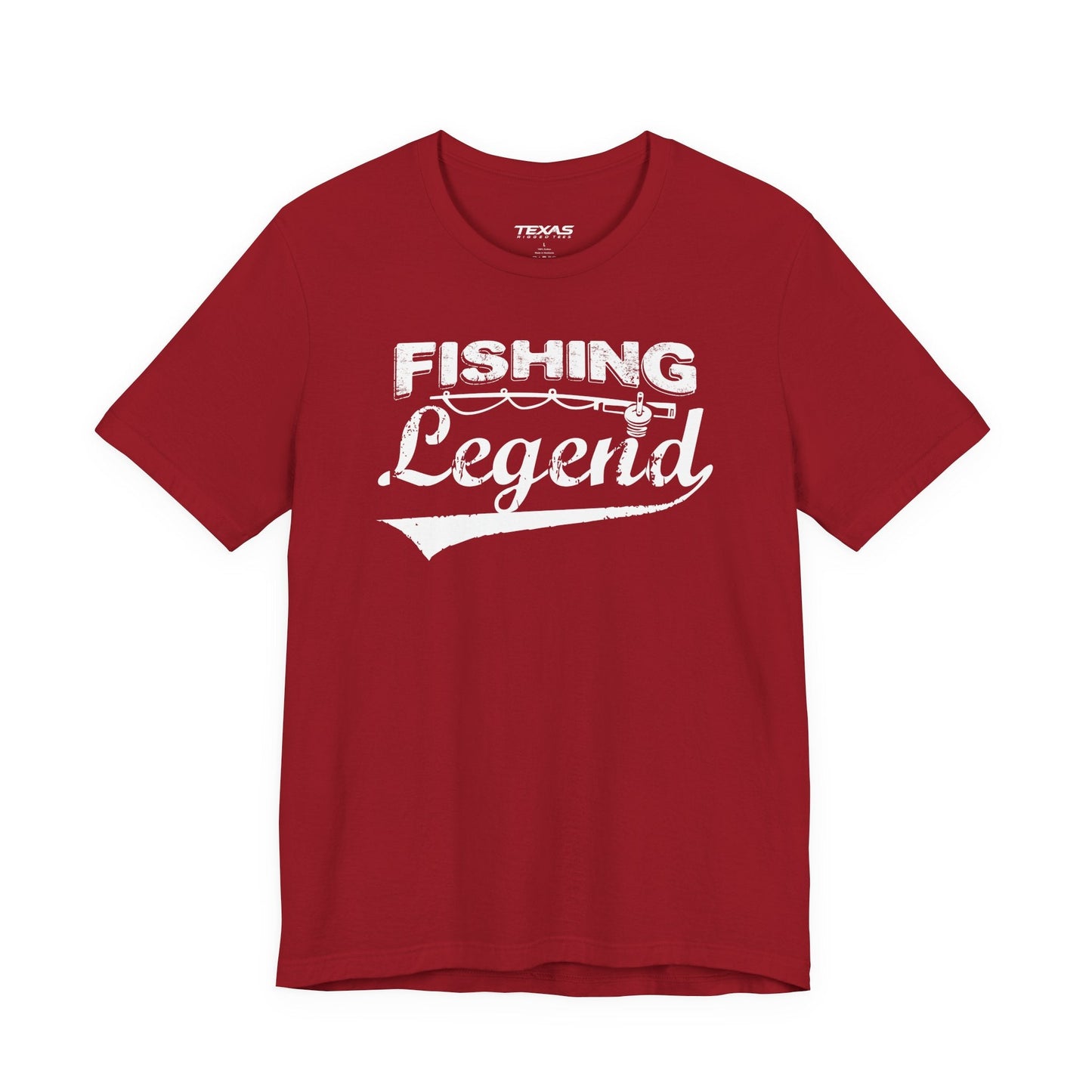 Texas Rigged Tees Fishing Legend — Unisex Cotton Tee
