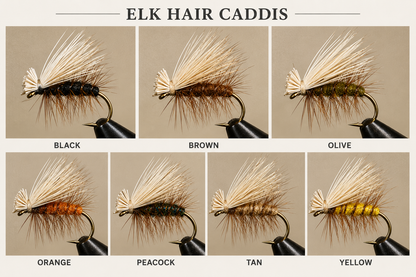 Stone Creek Elk Hair Caddis - 8 Colors!