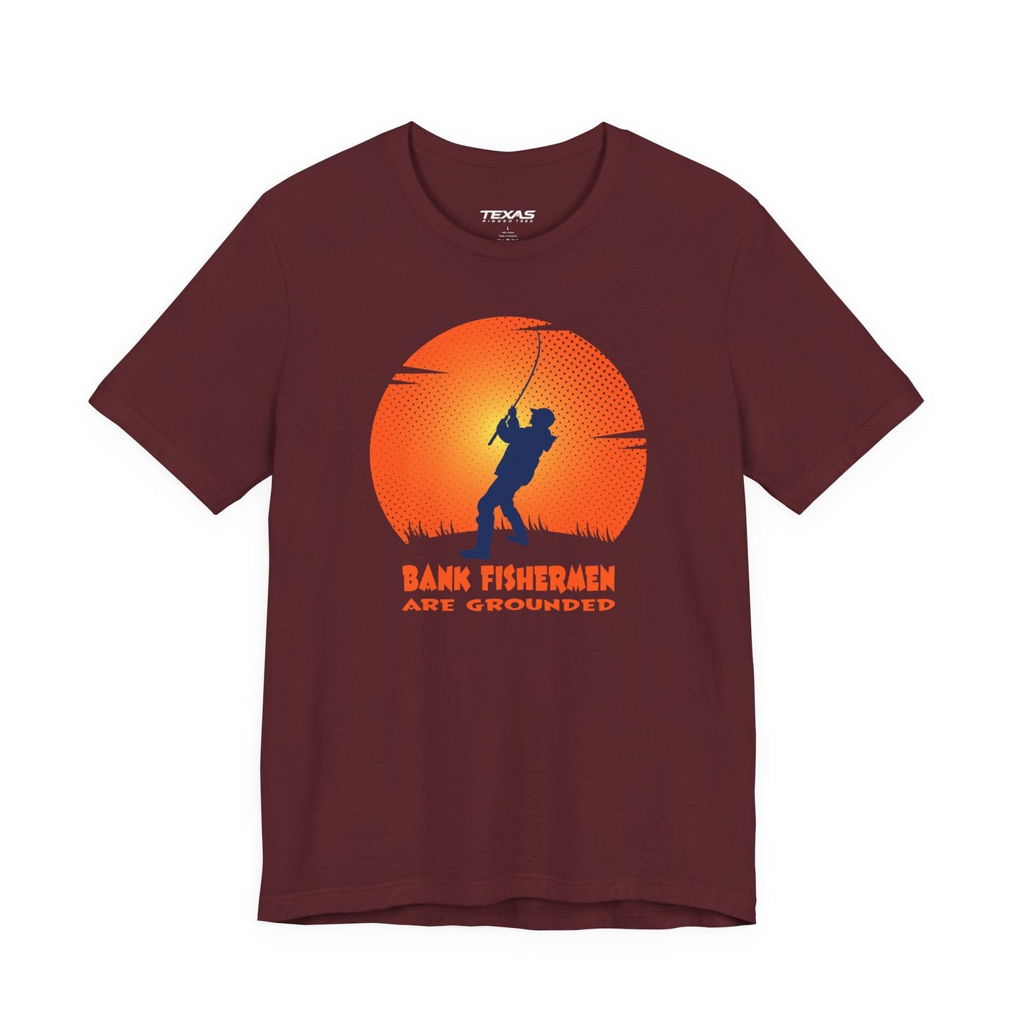 Texas Rigged Tees Bank Fishermen Are Grounded — Unisex Cotton Tee