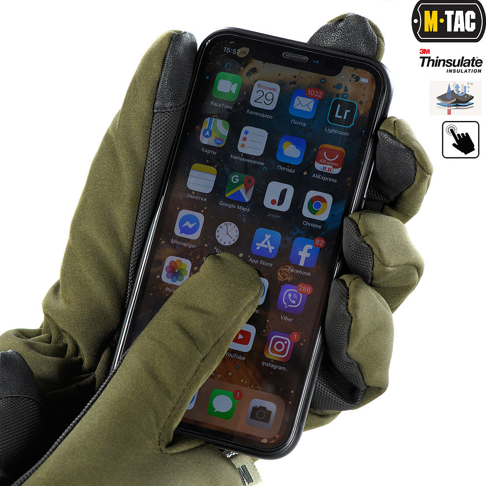 M - Tac Gloves Soft Shell Thinsulate - Angler's Pro Tackle & Outdoors