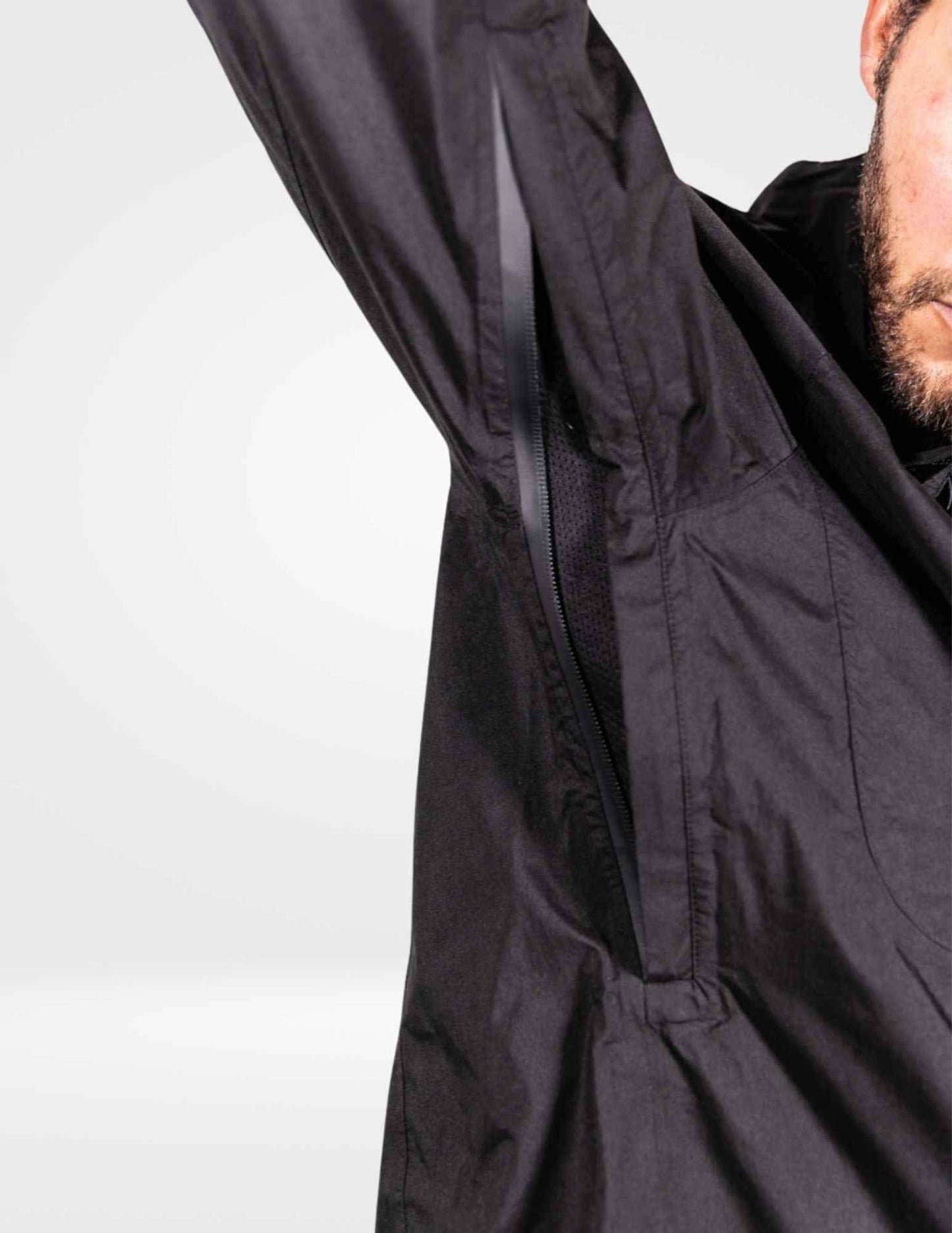 Dry Pocket Black Fin - Waterproof Pocket Rain Jacket