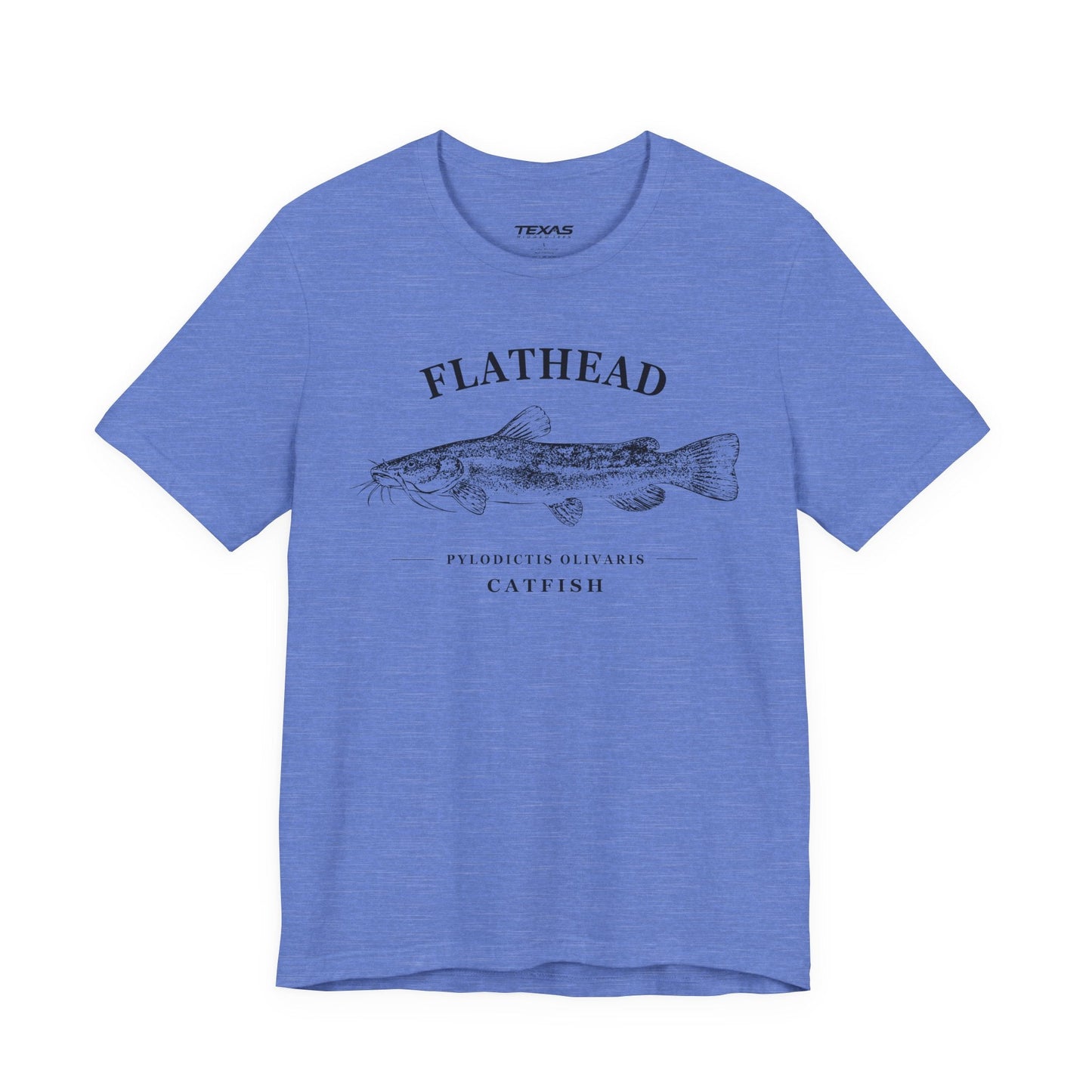 Texas Rigged Tees Flathead Catfish — Unisex Cotton Tee