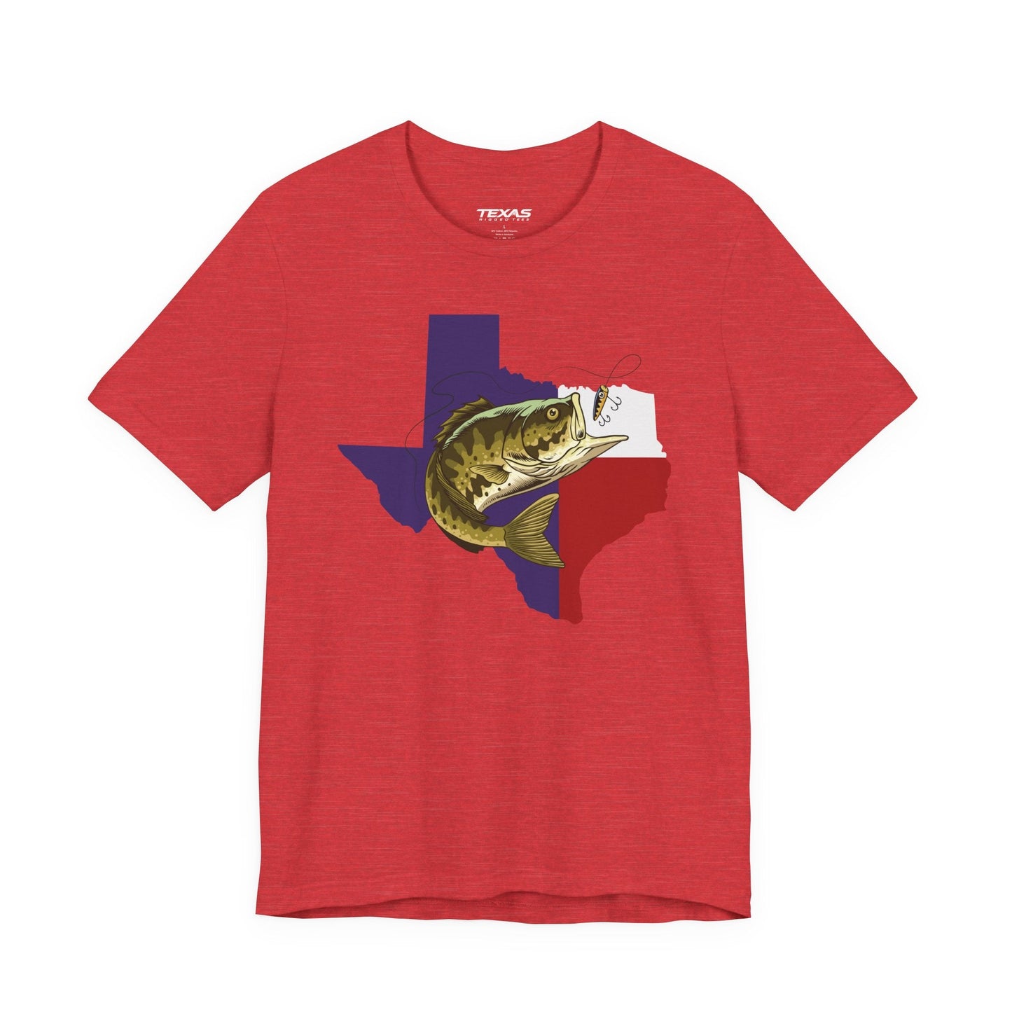 Texas Rigged Tees Texas Bass Fishing — Unisex Cotton Tee