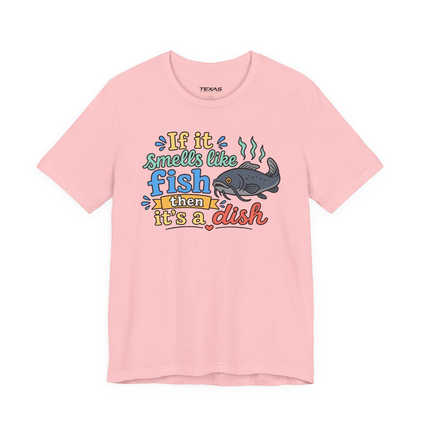 Texas Rigged Tees If it smells like fish — Unisex Cotton Tee