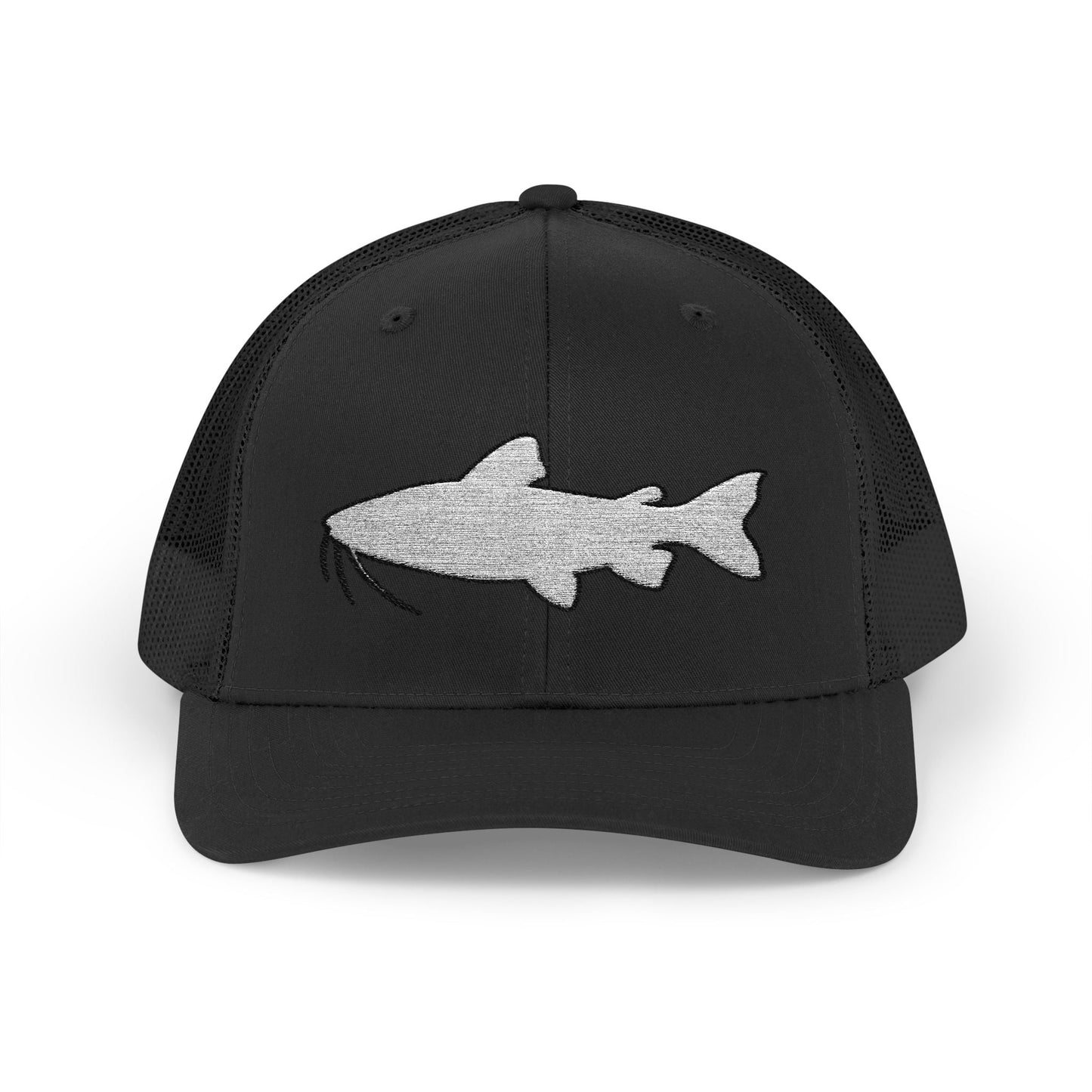 Texas Rigged Tees Catfish Silhouette — Embroidered Baseball Cap