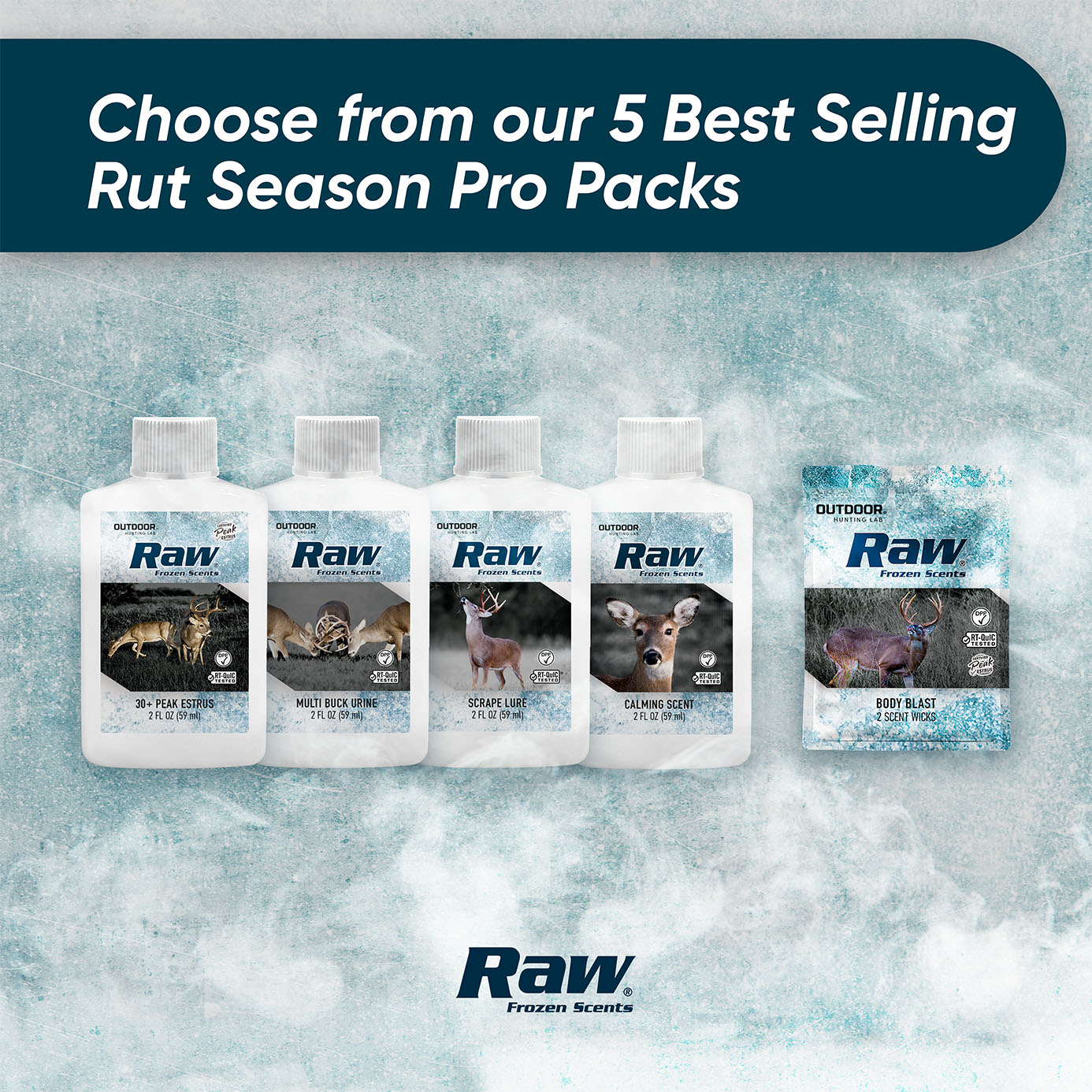 Outdoor Hunting Lab Rut Season Pro Packs