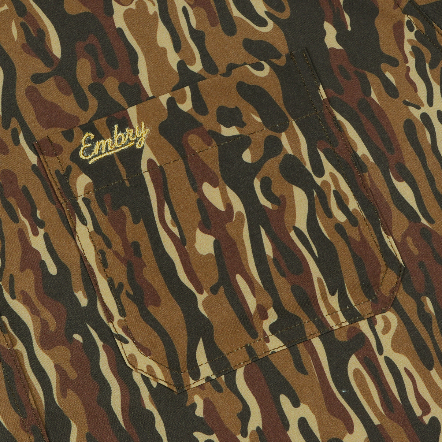Embry Outdoors Performance Button Up - Brown Ranch