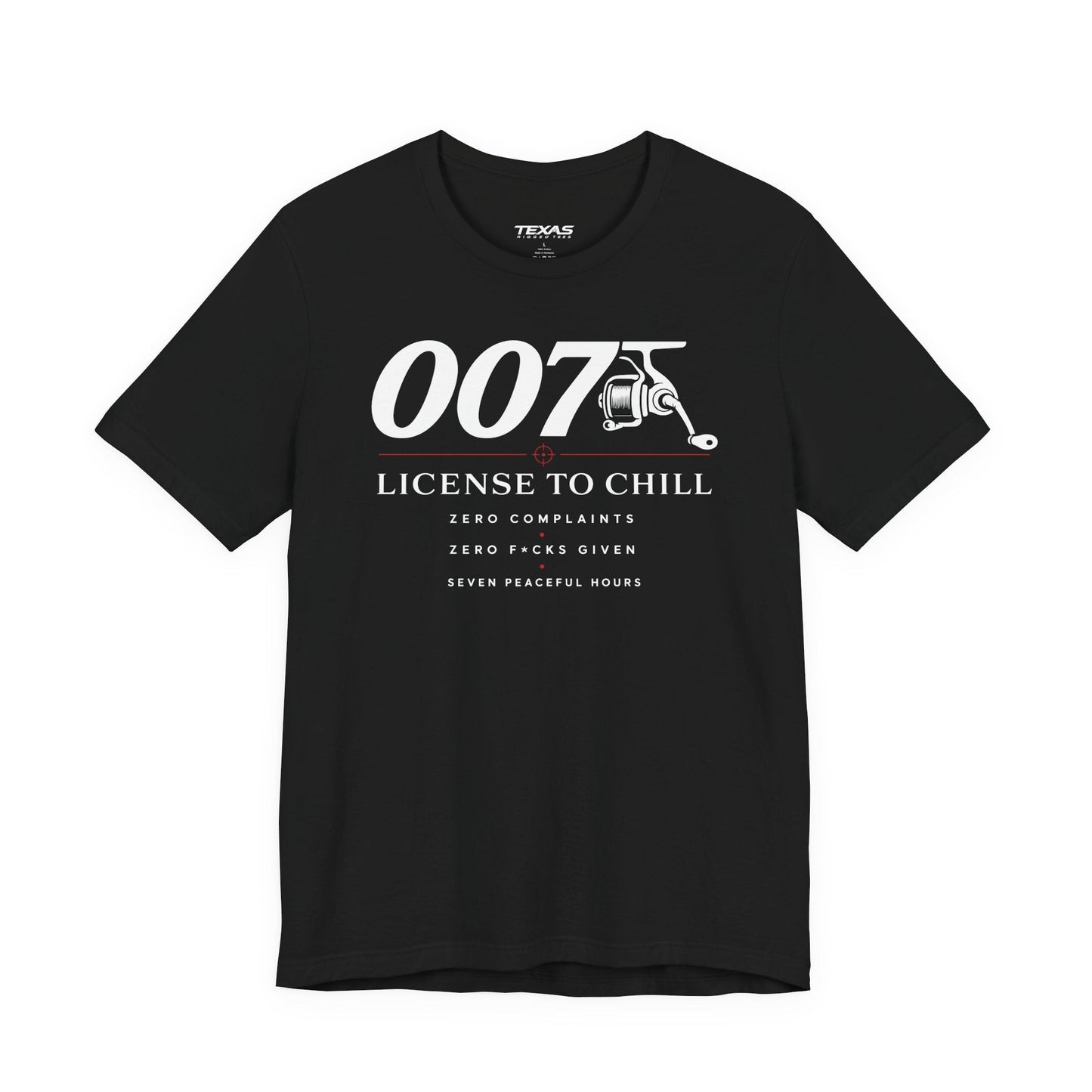 Texas Rigged Tees License to Chill — Unisex Cotton Tee