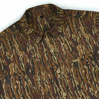 Embry Outdoors Performance Button Up - Brown Ranch