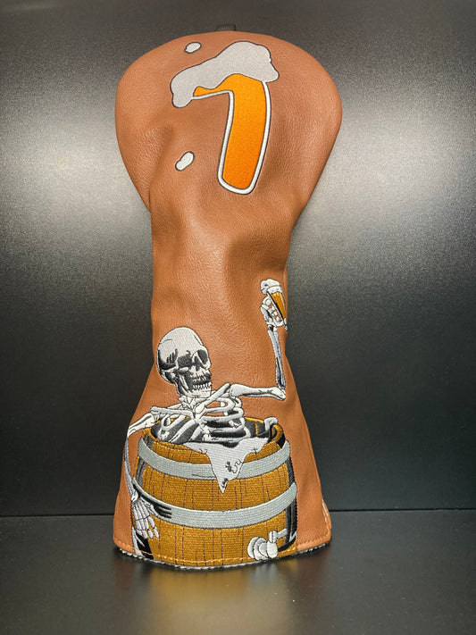 ParWestGolf Barrel Drinking Skeleton Magnetic Headcover