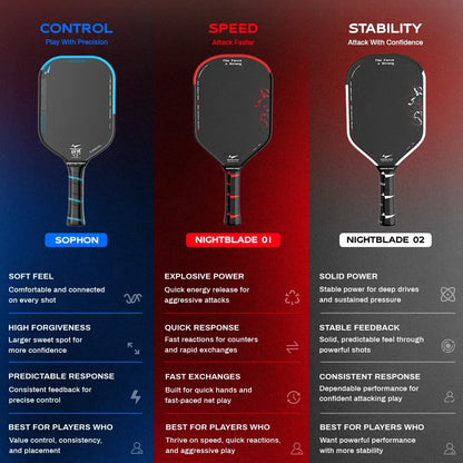 Warping Point Nightblade 002 Pickleball Paddle