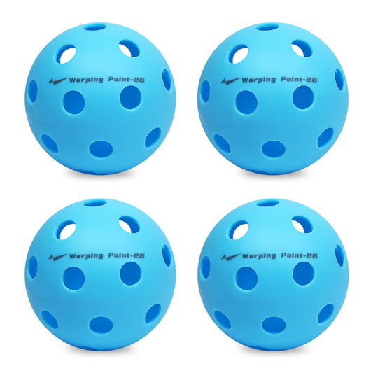Warping Point Indoor Practice Pickleballs - Blue