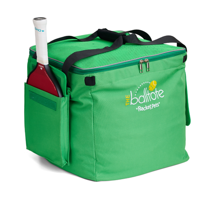 Racket Pets Ball Tote - Green Replacement Bag for Tennis and Pickleball Pro Teaching Cart