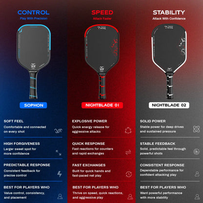 Warping Point Nightblade 001 Pickleball Paddle
