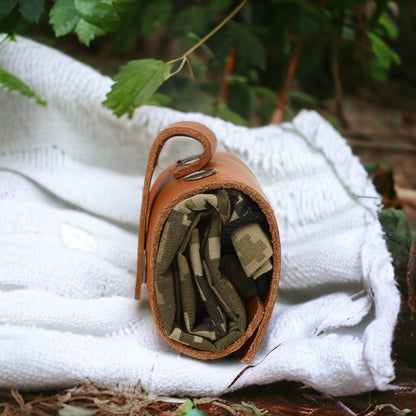 Kam Knife - OK - Light Brown Forest Pouch