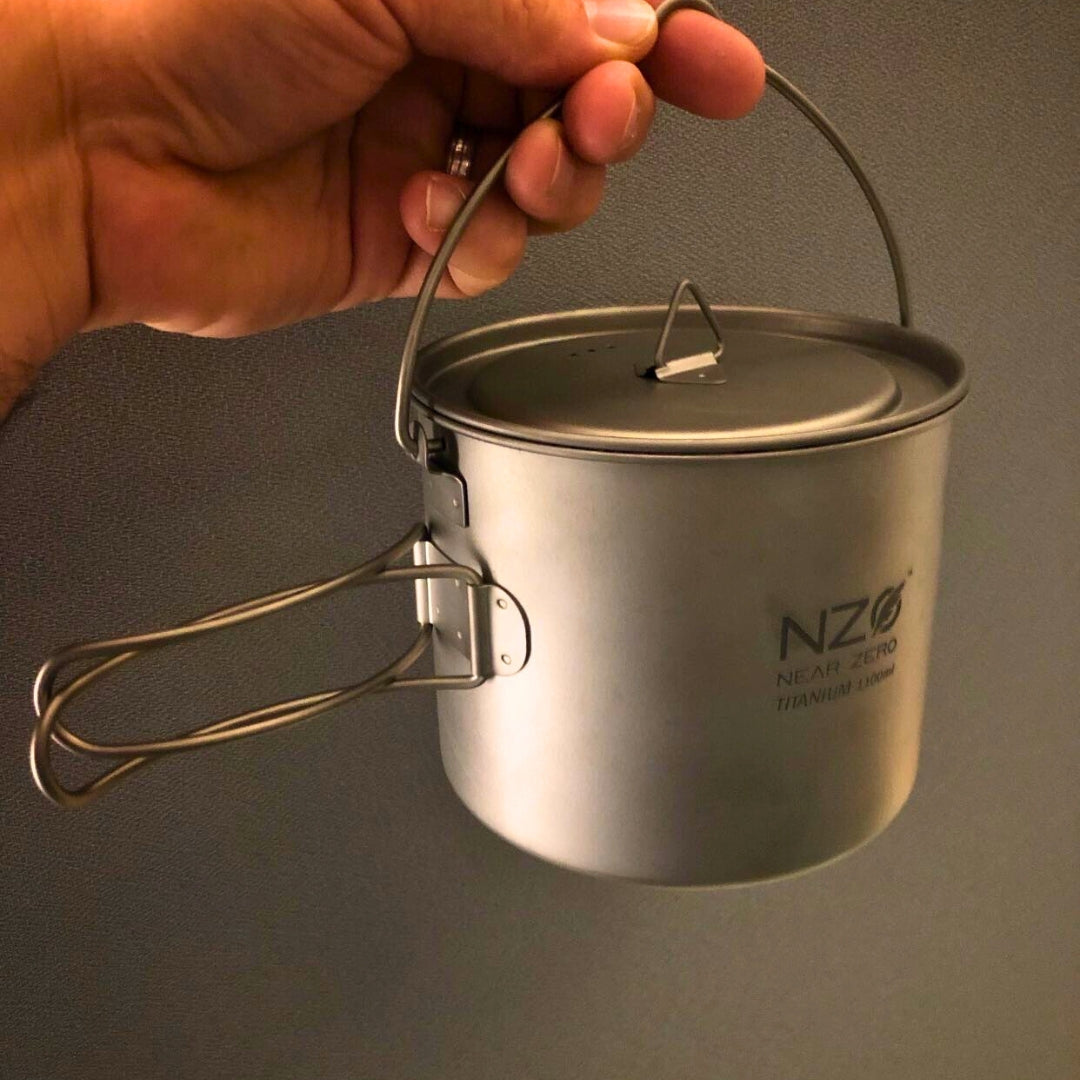 Near Zero Titanium Cooking Pot - 1100 ml