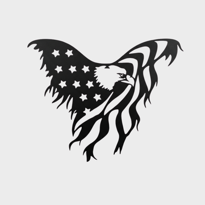MetalPlex - American Flag Eagle - Metal Wall Art
