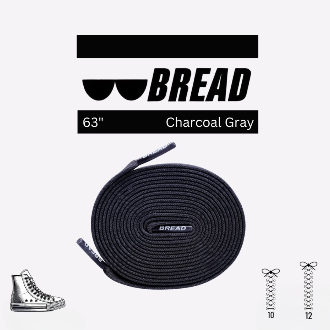 Lace Bread Charcoal Grey