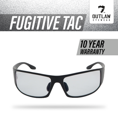 Outlaw Eyewear - Fugitive TAC Black / Pathfinder 4.0 Transition - ANSI Z87.1-2015