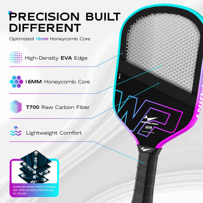 Warping Point Neon Pickleball Paddle - Gen 3