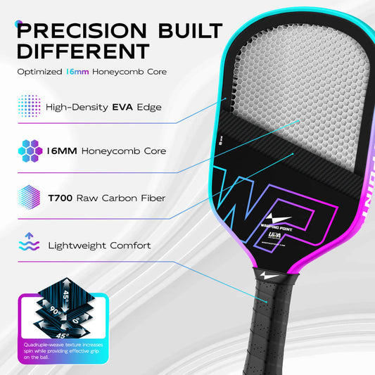 Warping Point Neon Pickleball Paddle - Gen 3