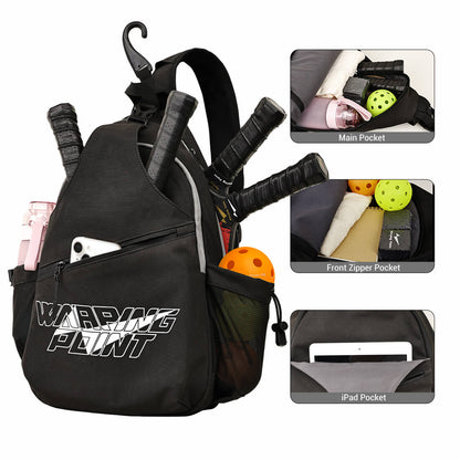 Warping Point Pickleball Sling Bag - Black