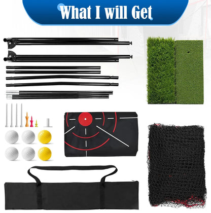 DCUTIE Pro Golf Net for Backyard – Heavy Duty Golf Practice Net