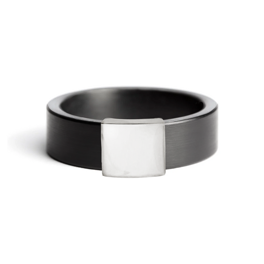 Everyday Outdoors Gunmetal 7mm Silver Platinum Barrel Band