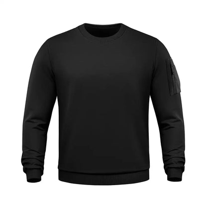 M-Tac Crewneck Sweatshirt Nylon Pocket Cotton Hard