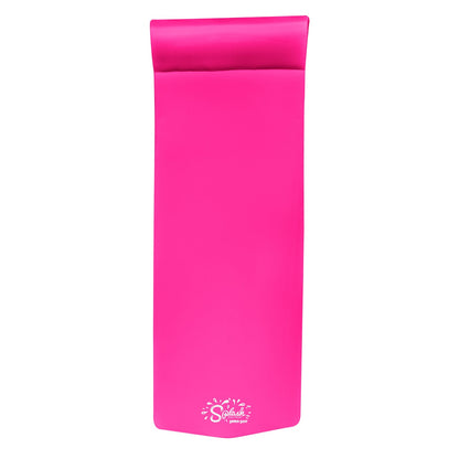 TRC Recreation Splash 1.25" Thick Foam Pool Float Mat, Flamingo Pink (2 Pack)