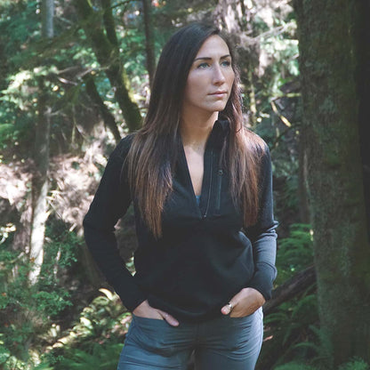 Minus33 Expedition - Women's Wool 1/4 Zip Wilderness