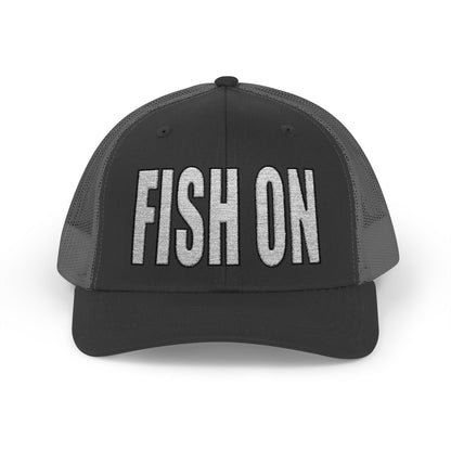 Texas Rigged Tees FISH ON — Embroidered Baseball Cap
