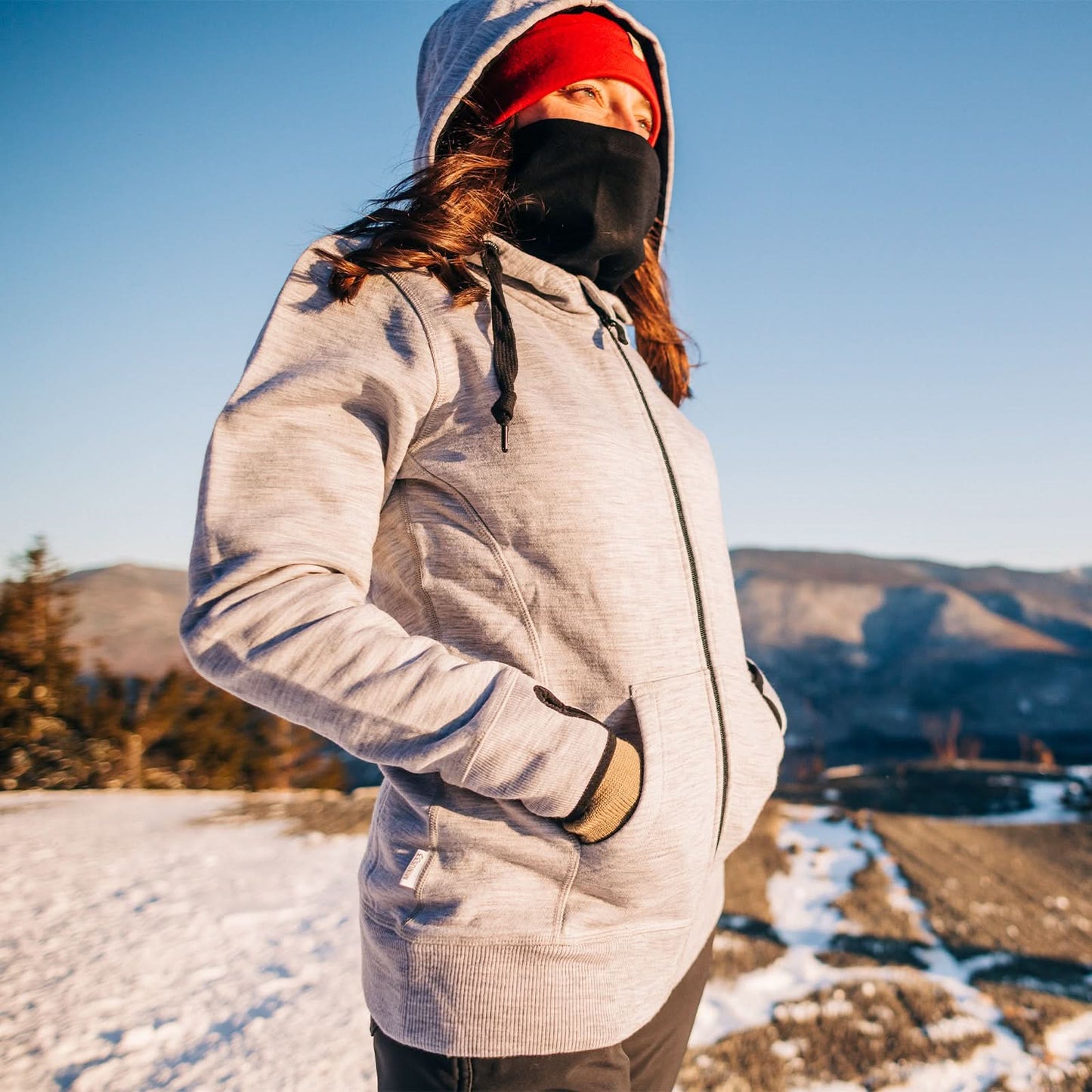 Minus33 Expedition - Women's Brushed Wool Hoodie Kodiak Fleece